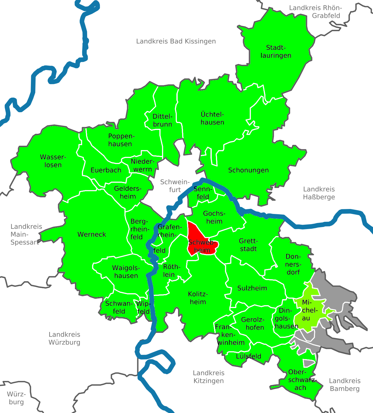 Datei:Map-lk-schweinfurt.png – kommunalflaggen.eu