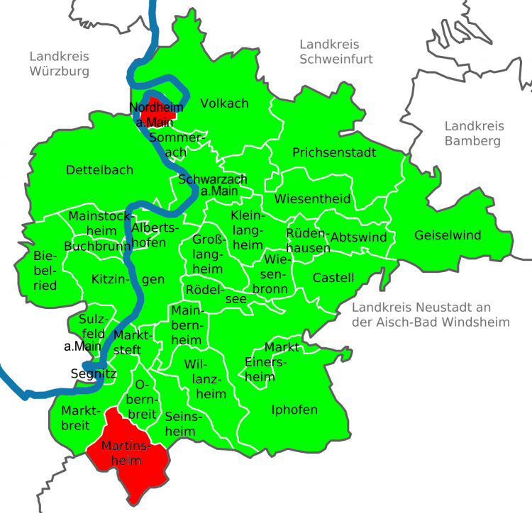 Landkreis Kitzingen – kommunalflaggen.eu