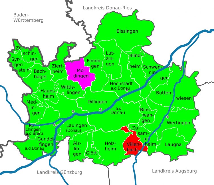 Landkreis Dillingen a.d.Donau – kommunalflaggen.eu