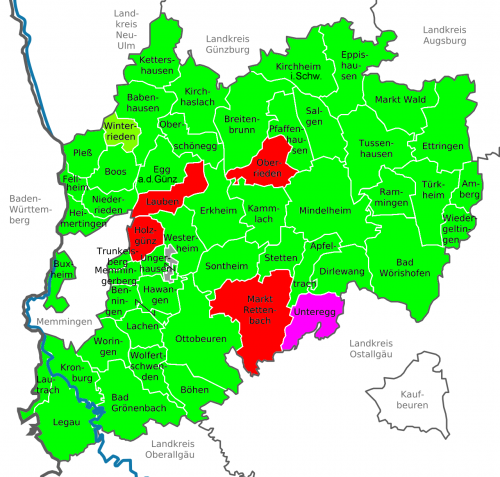 Landkreis Unterallgäu – kommunalflaggen.eu