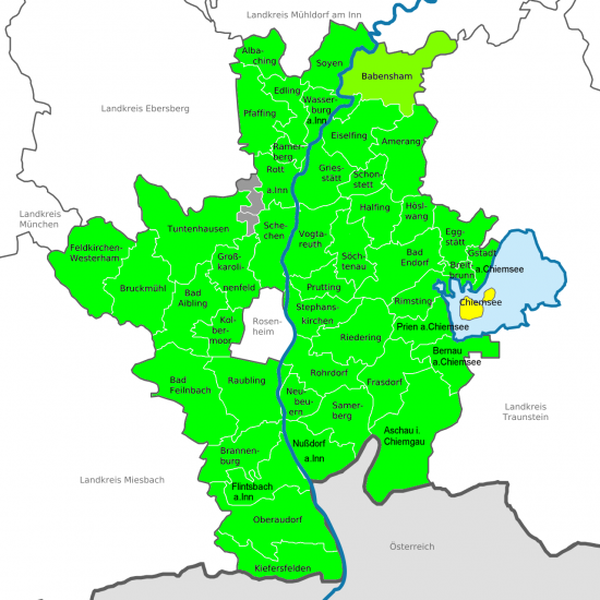 Landkreis Rosenheim – kommunalflaggen.eu